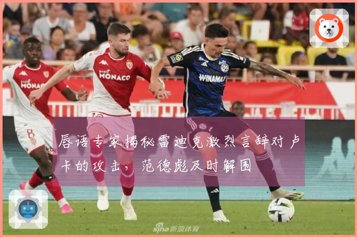 唇语专家揭秘雷迪克激烈言辞对卢卡的攻击，范德彪及时解围